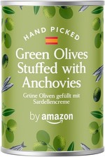 by Amazon Green Olives Stuffed With Anchovies, 400g Olives price