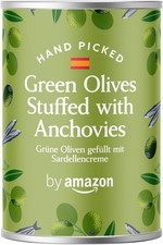 by Amazon Green Olives Stuffed With Anchovies, 400g Olives price