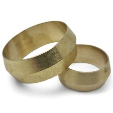 BRASS COMPRESSION OLIVES - Barrel Plumbing Tube Pipe Olive Metric & Imperial Olives price