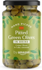 by Amazon Pitted Green Olives, 907g Olives price