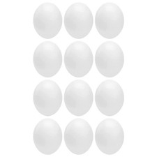 12 Pcs Solid Egg Props Festival Simulated Eggs Fun Chicken Shape Eggs price
