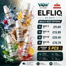 Elf liq by Elf Bar Nic Salt 10ml E Liquid 10/20mg Elfliq Mix & Match Fruits price