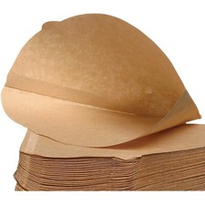 Coffee Filter Papers Size 4 Unbleached Brown Replacement Cones x 100 Coffee price