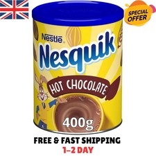 Nesquik Hot Chocolate Drink Mix Powder 400g Tin Rich Cocoa Flavour Hot Powdered Drinks price