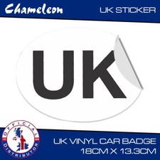 UK  Sticker Oval European EU Road Legal self-adhesive Vinyl Car Badge Badge price