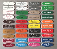 Name badges Business , personalised , engraved acrylic badges Badge price