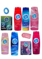 Fun Time Flavour Lubricant Water Based Gel Edible Sex Women Aid Bottle 75ml Water price
