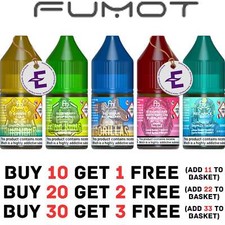 Fumot R and M 7000 10ml Nic Salts e cig liquid 10/20 mg Vape Juice 50/50 TRADE Lemonade and Fruit Juice price