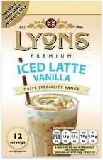 Lyons Iced Latte Vanilla, 180g Iced Coffees price