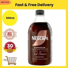 Nescafé Iced Coffee Espresso Concentrated Unsweetened 500ml -UK Iced Coffees price