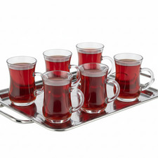 Pasabahce Keyif Tea Glass w/ Handle Classic Clear Sodalime Cup 145cc Hot Drink Traditional Beverages price