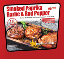 Middleton Foods Food Glaze Coating 80g Sample Packs for Meat,Chicken,Fish,Wraps Red Meat price