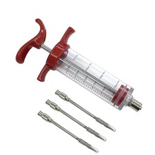 Food Marinade Meat Injector Flavor Syringe Beef Poultry Turkey Chicken BBQ Red Meat price