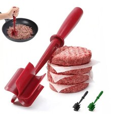 Meat Hamburger Chopper Heat Resistant Utensil Ground Beef Potato Masher Spatula Red Meat price