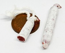 Dolls House Sliceable Salami Sticks Butchers Deli 1:12 Scale Miniatures tumdee Deli Meats price