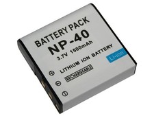 CNP-40 3.7V 1500mAh for CASIO NP-40 Rechargeable VIDEO Camera Li-ion Battery UK Video Camera Batteries price