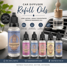 Car Diffuser Refill Oil 10ml Luxury Fragrance Long Lasting Perfume 90+ Scents Room Fragrance price