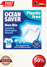 OceanSaver Eco Laundry Detergent Sheets | Non-Bio | Eco-Friendly Biodegradable Laundry Detergent price