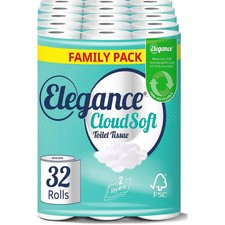 Elegance CloudSoft Toilet Tissue, 2-Ply, 32 Rolls Toilet Paper price