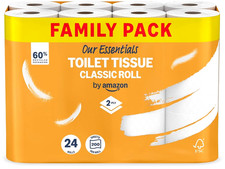 Our Essentials  Toilet Tissue Classic Roll, 2-Ply, 24 Rolls (1 Pack of 24), 200 Toilet Paper price