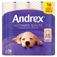 Andrex Ultimate Quilts Toilet Paper, 3-Ply, 16 Rolls Toilet Paper price