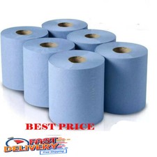 Centre Feed Blue Rolls 2Ply Embossed Tissue Paper Kitchen Towels Hand Wipes Roll Paper Towels price