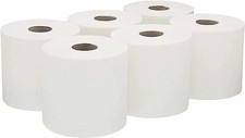 6x Centre Feed Rolls 2Ply White Embossed Kitchen Hand Paper Towel Office Work Paper Towels price