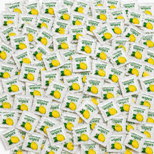 Lemon Fresh Wet Wipes Sachets Individually Wrapped Hand Cleaning Wipes 1-1000 Wet Wipes price