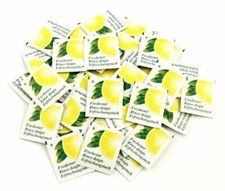 Lemon Scented individually foil wrapped wet wipes - Preema Wet Wipes price