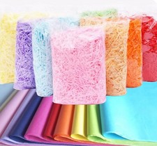 Tissue Wrapping Paper OR Hamper Gift Box Shredded Filler / Gift Wrap Sheets Paper Tissue price