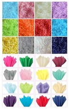 TISSUE PAPER SHEETS ACID FREE or RECYCLABLE HAMPER FILLER SHREDDED ~ PICK AMOUNT Paper Tissue price