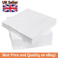 Premium Quality White Paper Napkins / Serviettes 30cm x 30cm x 500 Napkin price