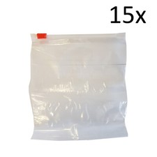 15 x SLIDER ZIPPER FREEZER / STORAGE LARGE BAGS food lock kitchen fridge fresh Refrigerator Bags price