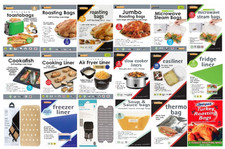 Toaster Bags, Chicken Roasting Bags, Air Fryer Liners, Fridge Liners And More Refrigerator Bags price