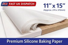 Silicone Baking Paper Non Stick Sheets 11" x 15" Multi Buy Options Baking Paper price