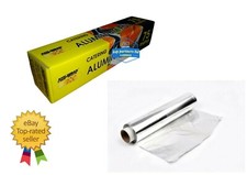 Alu-Wrap Kitchen Catering Aluminium Foil Tin Food Packing Box 300mm -450mmx75m Aluminum Foil price