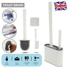 Toilet Brush And Holder Bathroom Toilet Brush Holder Set Silicone Brush Durable Toilet Set price