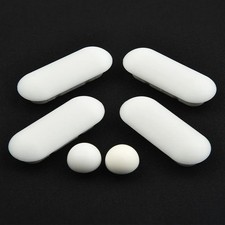 6 Pack Toilet WC Seat Buffer Set Universal Replacement Bumpers White Noise Pads Toilet Set price