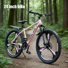 24 inch Mountain Bike 21 Speed Women Bikes Front Suspension Girls Bicycle Cycle Mountain Bikes price