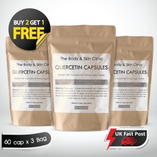 Quercetin 500mg Capsules 98% Extract - Strongest Best Value - Vegan Capsules Herbal Supplements price
