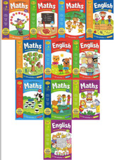 Leap Ahead Home Learning English Maths Workbook KS1 KS2 Age 3-4 4-5 5-6 6-7 8-11 English price