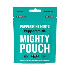 💚 Peppersmith English Xylitol Mints Mighty Pouch 85 Mints 50g English price