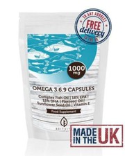 Omega 3 6 9 Comple 1000mg Fish Oil Capsules BritVits GB Fish Oil / Omega 3 - 6 - 9 price