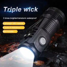 1200000LM USB Rechargeable LED Flashlight Super Bright Torch Tactical Lamp UK Torch price