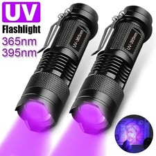 UV Flashlight LED Ultraviolet Torch 395/365Nm Zoomable Pet Stain Detector Tool Torch price