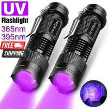 UV Flashlight LED Ultraviolet Torch 395/365Nm Zoomable Pet Stain Detector Tool Torch price