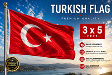 TURKEY TURKISH  FLAG 5FT X 3FT Turkish price