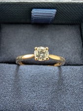 18ct Gold Ring 0.28 Diamond Size N Fully Hallmarked 2.24g Diamond Solitaire Ring price