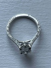 Vintage Marquise Cut lab Diamond created 1.83 Carat, Platinum Engagement Ring Diamond Solitaire Ring price