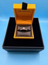 Goldsmiths 18ct White Gold Princess Cut Diamond Solitaire Ring 0.40ct N GLI Diamond Solitaire Ring price